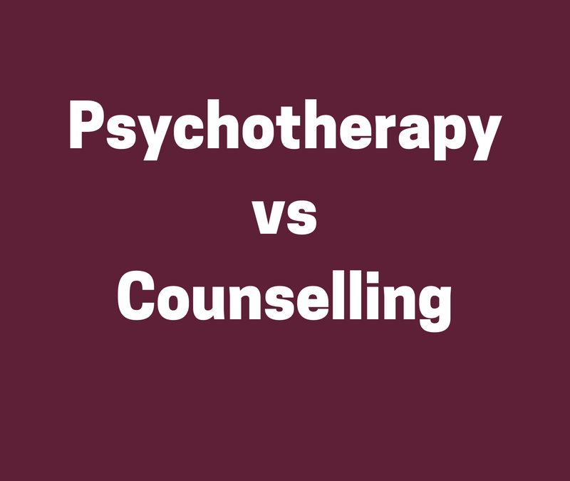 The Difference Between Psychotherapy and Counselling